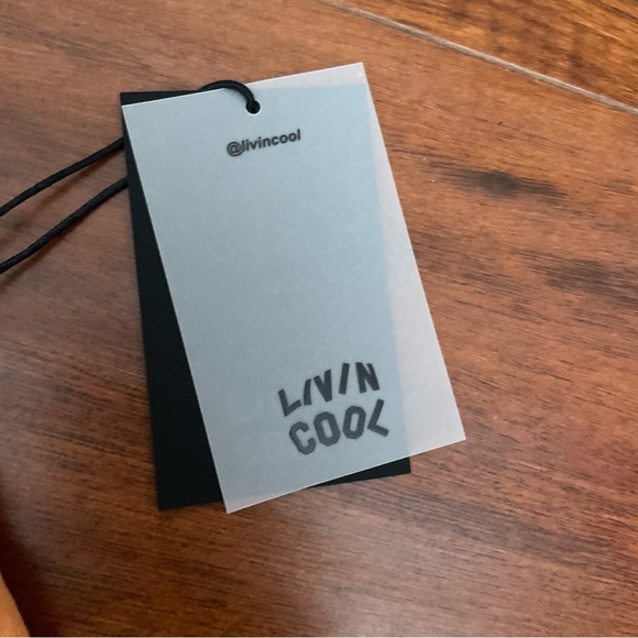 NWT LIVIN COOL ORANGE ATHLETIC SHORTS SZ SMALL S - Picture 2 of 5